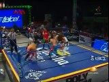 Jack Evans vs Teddy Hart, Juventud Guerrera, Psicosis for the AAA World Cruiserweight Championship