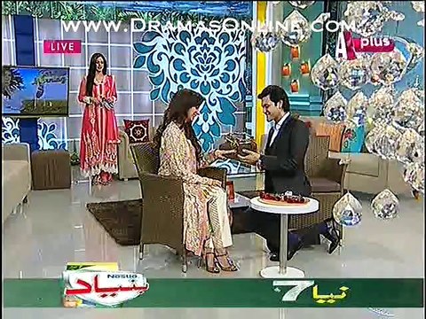 Sarwat Gillani or Fahad ne Aik Dusre Ko Live Morning Show Pe Propose Kar Dala