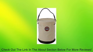 Arsenal 5735T Leather Bottom Bucket with Top, X-Large, White Review