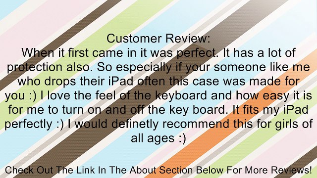 Pink Leather Case with Bluetooth Wireless Keyboard for Ipad2&ipad3 Review