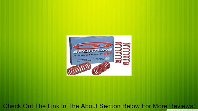 410582 Eibach Sportline Lowering Spring Kit