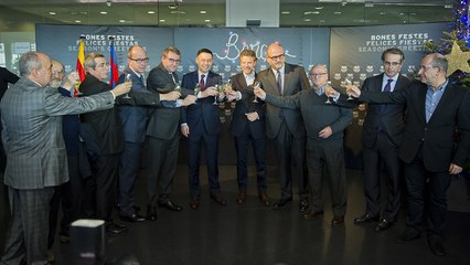 Bartomeu, almuerzo de Navidad con los medios