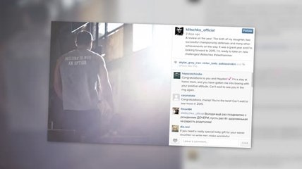 Wladimir Klitschko Talks About His Great Year