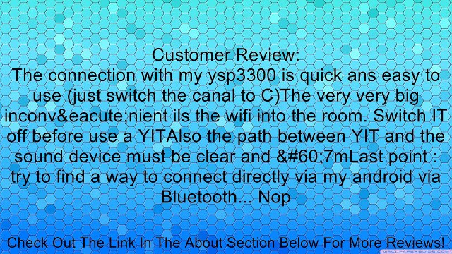 Yamaha YIT-W12 Wireless Transmitter for iPod/iPhone/iPad and Mac/PC Review