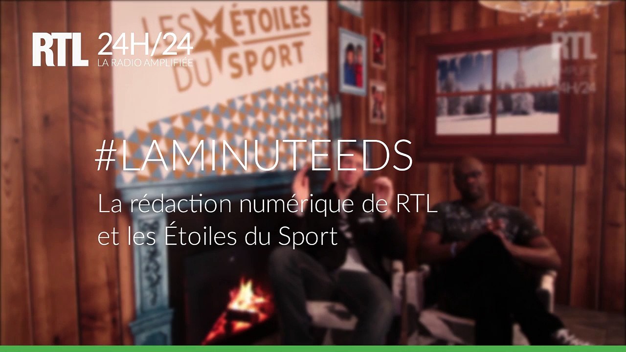 Alain Bernard et Lilian Thuram à la Plagne, le 18 décembre