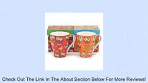 Set of 2 Whimsical Owl Coffee Mugs/cup in Gift Boxes 14 Ounces Adorable Kitchen Decor Review