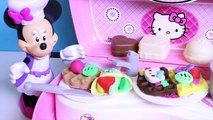 Minnie's Mini Kitchen Playset Play Doh Hello Kitty Mini Kitchen Cocinita de Juguetes Portátil
