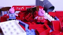 Peppa Pig Pirate Ship Blocks Peppa Pig Building Toys Peppa and George Barco Pirata Megabloks
