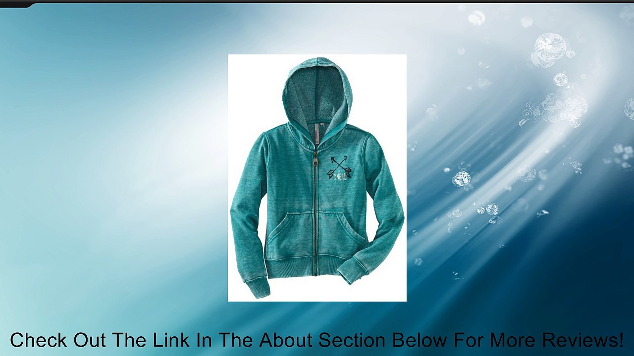 O'neill Girls 7-16 Greece Burnout Fleece, Jade, Medium Review
