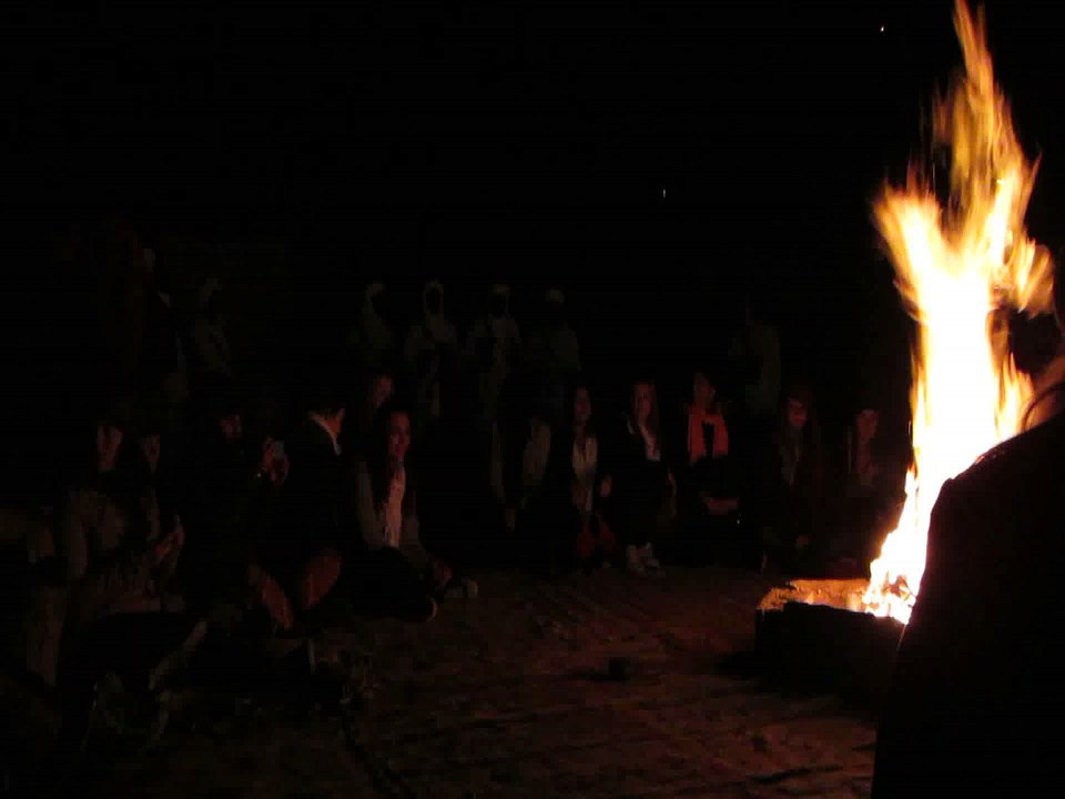 Zeltlager und Musik in Marokko
