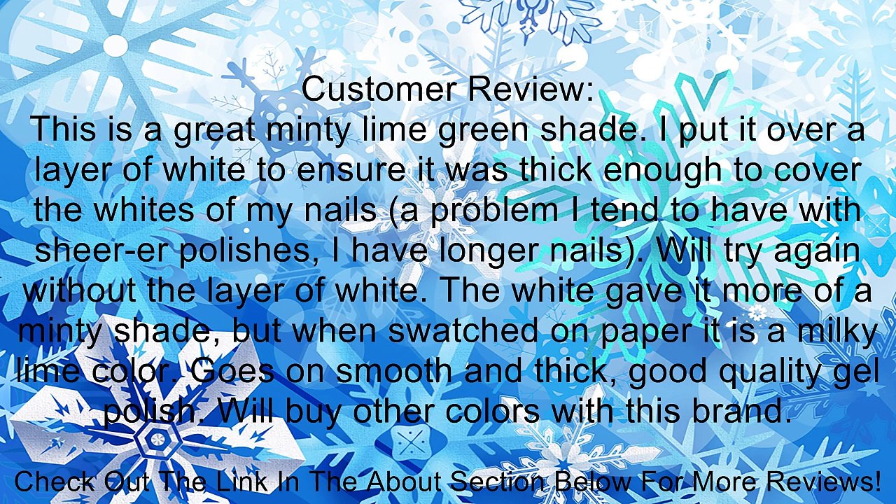 INK - Soak-off Gel Polish - Lime Sorbet #66 0.5 Oz Review