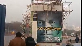 Imran khan historic container moves from azadi chock