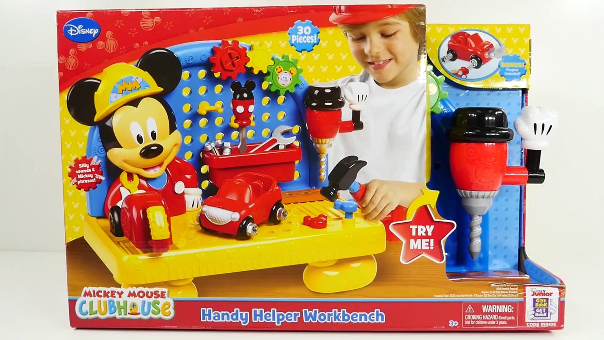Mickey Mouse Clubhouse Handy Helper Workbench Disney Junior Tools