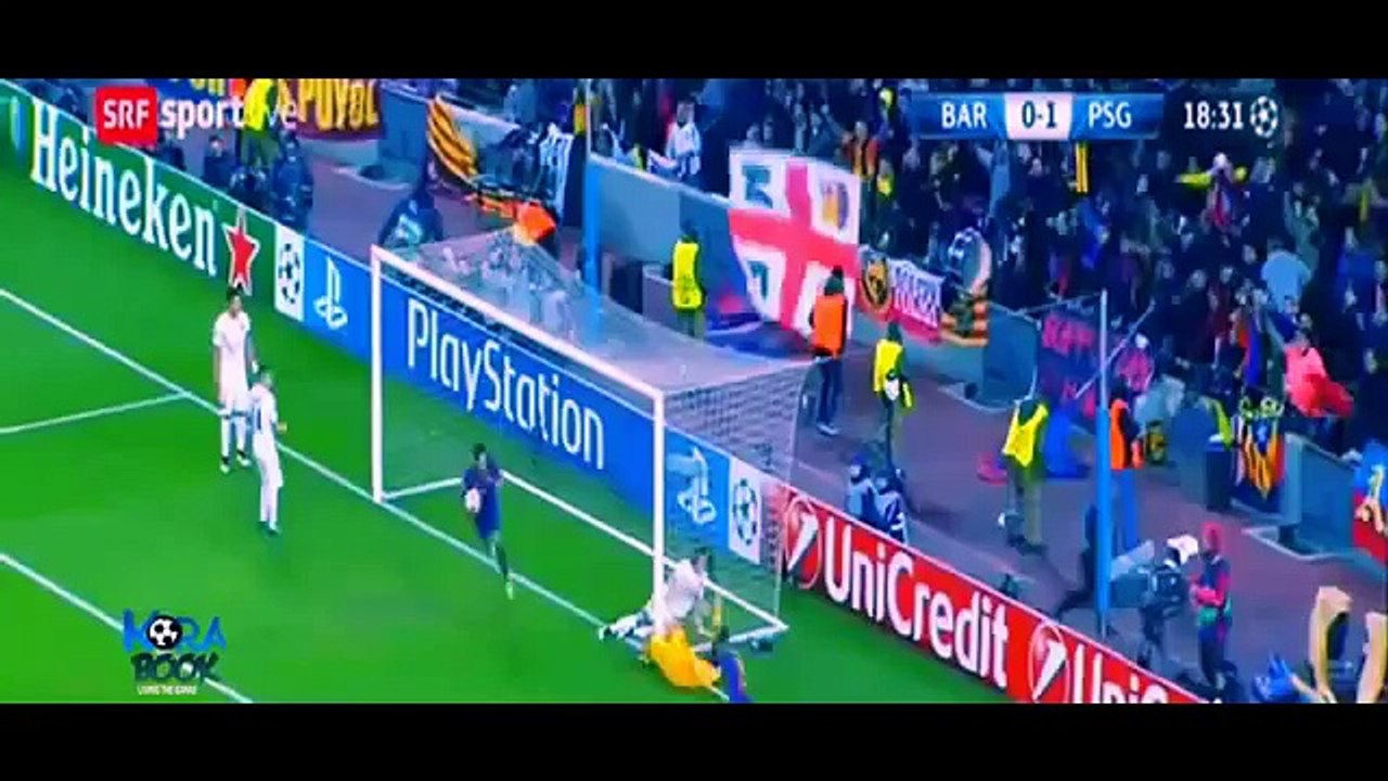 Barcelona vs PSG 3 1 All Goals & Highlights 2014