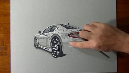 Amazing Maserati Granturismo Drawing