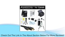 Essential Accessories Kit For Canon PowerShot SX500 IS, SX510 HS, SX510HS, SX520 HS Digital Camera Includes Extended Replacement (1200 maH) NB-6L Battery   AC/DC Travel Charger   Mini HDMI Cable   USB 2.0 Card Reader   Deluxe Case   50 Tripod w/Case  More