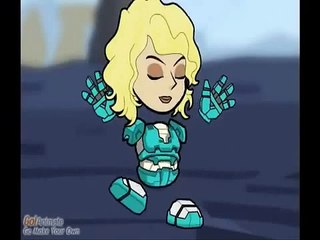Desenho animado O viajante do espaço