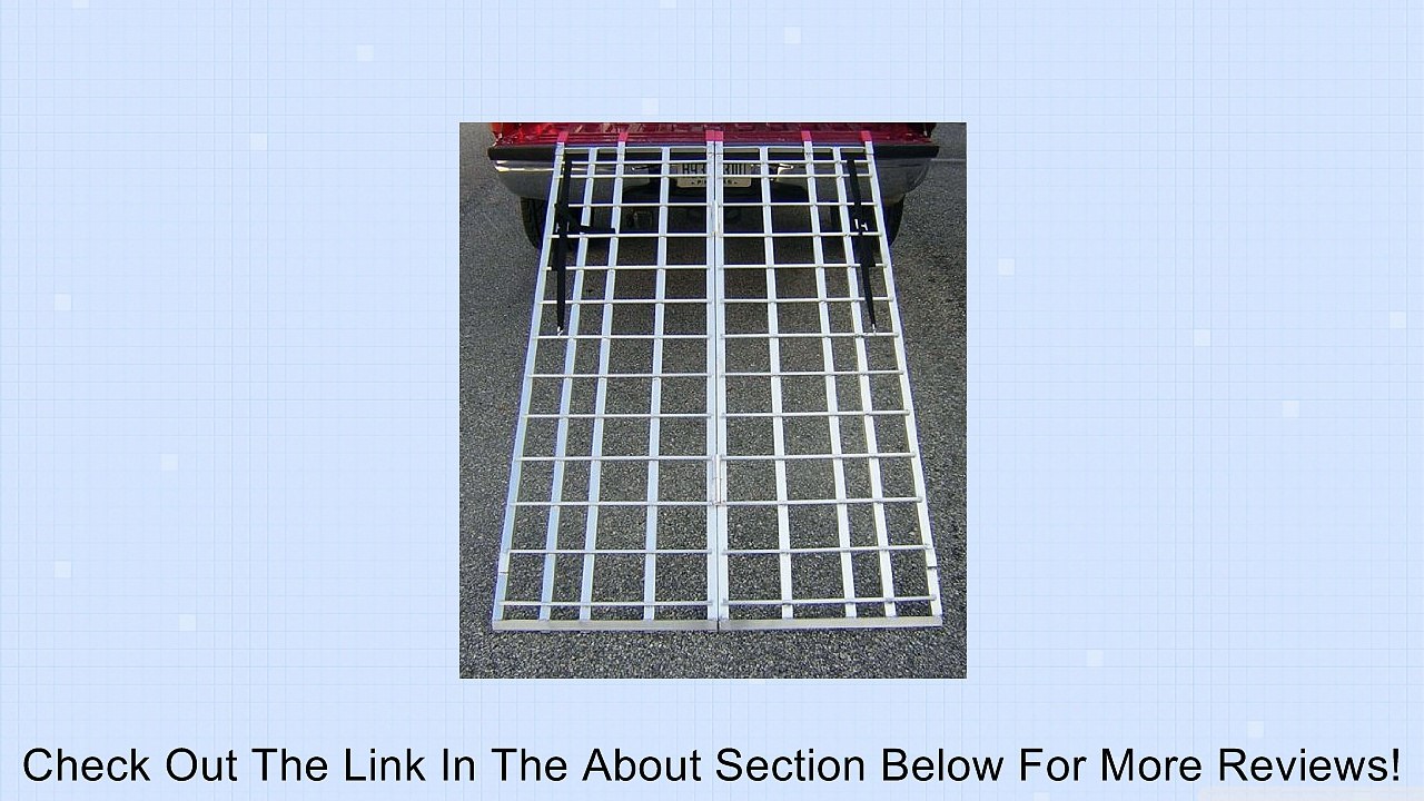 Motorcycle ATV Folding Loading Ramp Aluminum 1200lbs Rated 71" Long 44" Wide Review