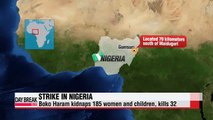 Boko Haram kidnaps 185 women and children, kills 32