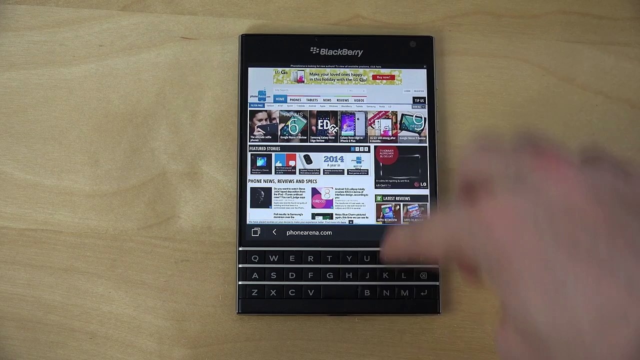 BlackBerry Passport Browser - Review (4K)