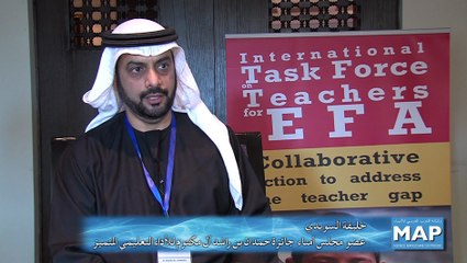 (البحث العلمي هو أفضل طريقة لتطويرالعملية التعليمية في الوطن العربي (خليفة السويدي