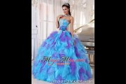 High-end Fashion Quinceanera Dresses Sweet 16 Dress with Ruffled Layers