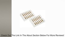 AmazonBasics 24k Gold Connector Banana Plugs - 24 Pack (12 Red, 12 Black) Review