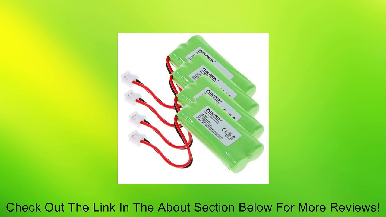 Floureon 4X Rechargeable Cordless Phone Battery for Uniden DECT 6.0 BT101 BT1011 Cordless Telephone Battery Replacement Pack Review