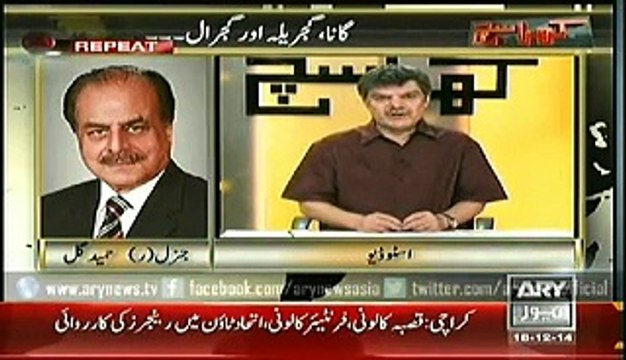 Khara Sach with Mubashir Luqman On ARY News 18th Dec 2014
