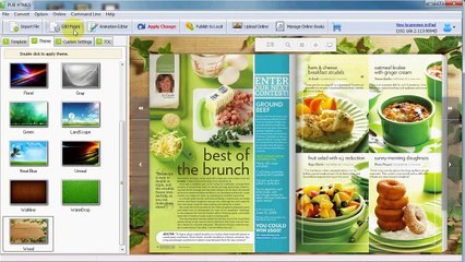 jQuery books templates of flipbook making