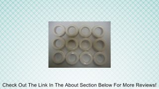 White Large Bumper Pool Rubber Ring - Set of 12 Review