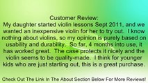 Mendini 1/8 MV-Purple Solid Wood Violin with Hard Case, Shoulder Rest, Bow, Rosin and Extra Strings Review