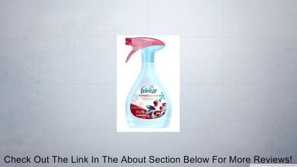 Febreze Limited Edition Fabric Refresher Cranberries & Frost, 27 Ounces (Pack of 9) Review