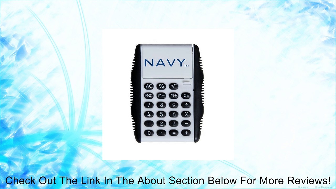Navy White Flip Cover Calculator 'Navy' Review