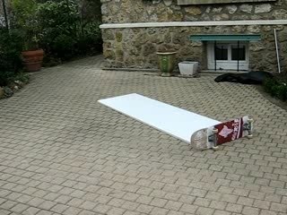 ollie sur une board