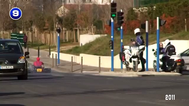 Rémi GAILLARD vs POLICE BY place 2 Hina khan