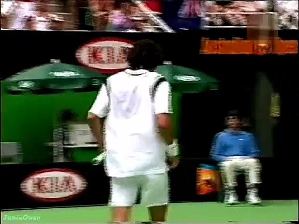 Lleyton Hewitt vs Younes El Aynaoui 2003 AO Highlights