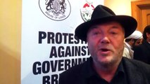 George Galloway Special Message on Model Town Massacre and Peshawar Incident