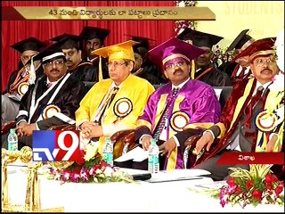 Chandrababu speaks in DSNLU national university's