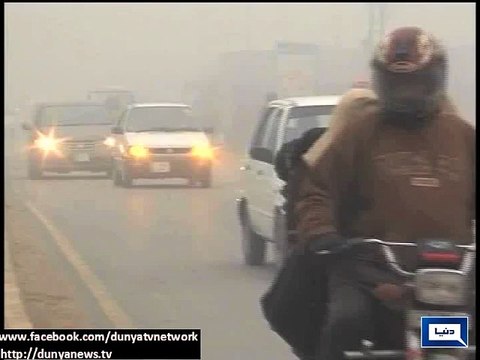 Several cities of Punjab Dense fog blankets .