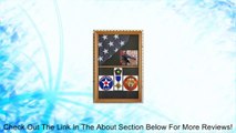 Military Shadow Box Flag Display Case and Keepsake Box, Solid Wood, Glass Door, Wall Mountable, FC09-OA Review