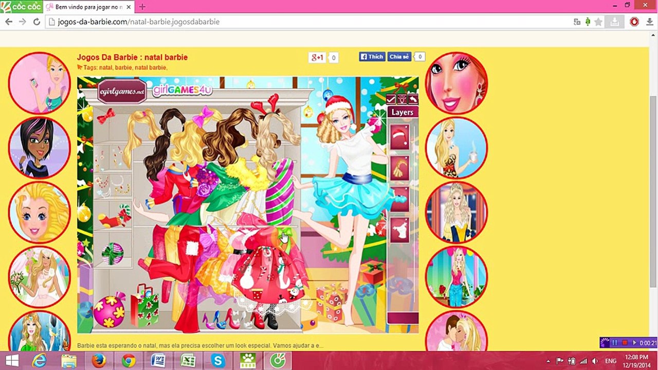 Jogar Natal Barbie no Jogos Da Barbie