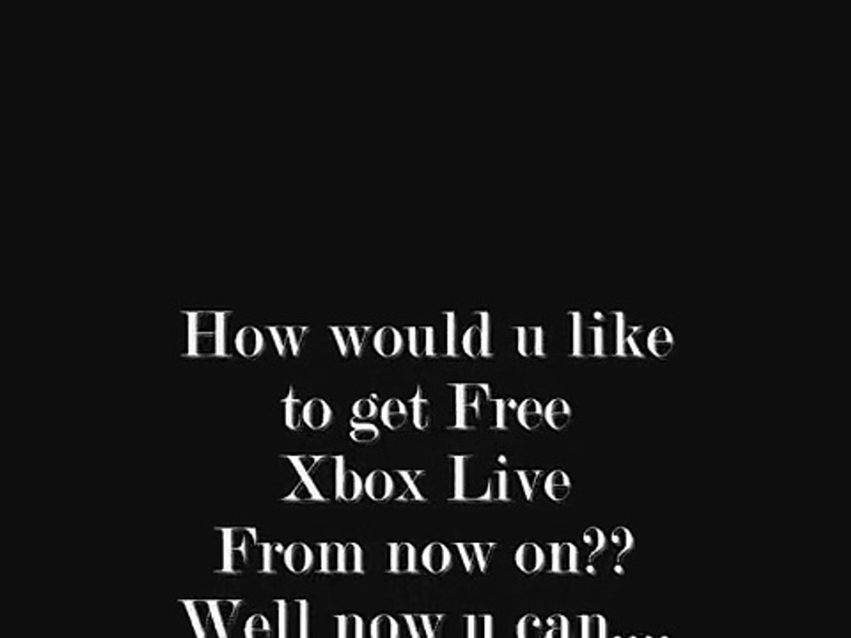 Xbox Live 1-12 Month Code Generator (HD)