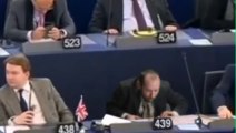 European Deputy vomits during official session!
