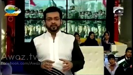 Amir Liaquat's Message For India In Unique Way (PG 18+)