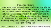 Mann's Bait Company Hardnose Floating Snake Fishing Lure (Pack of 4), 10-Inch, Combo Pack Review