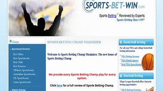 Sports Betting Champ Maximizer