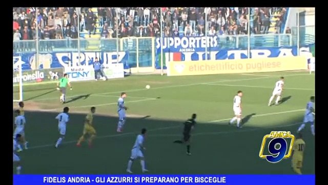 FIDELIS ANDRIA | Gli azzurri si preparano per Bisceglie
