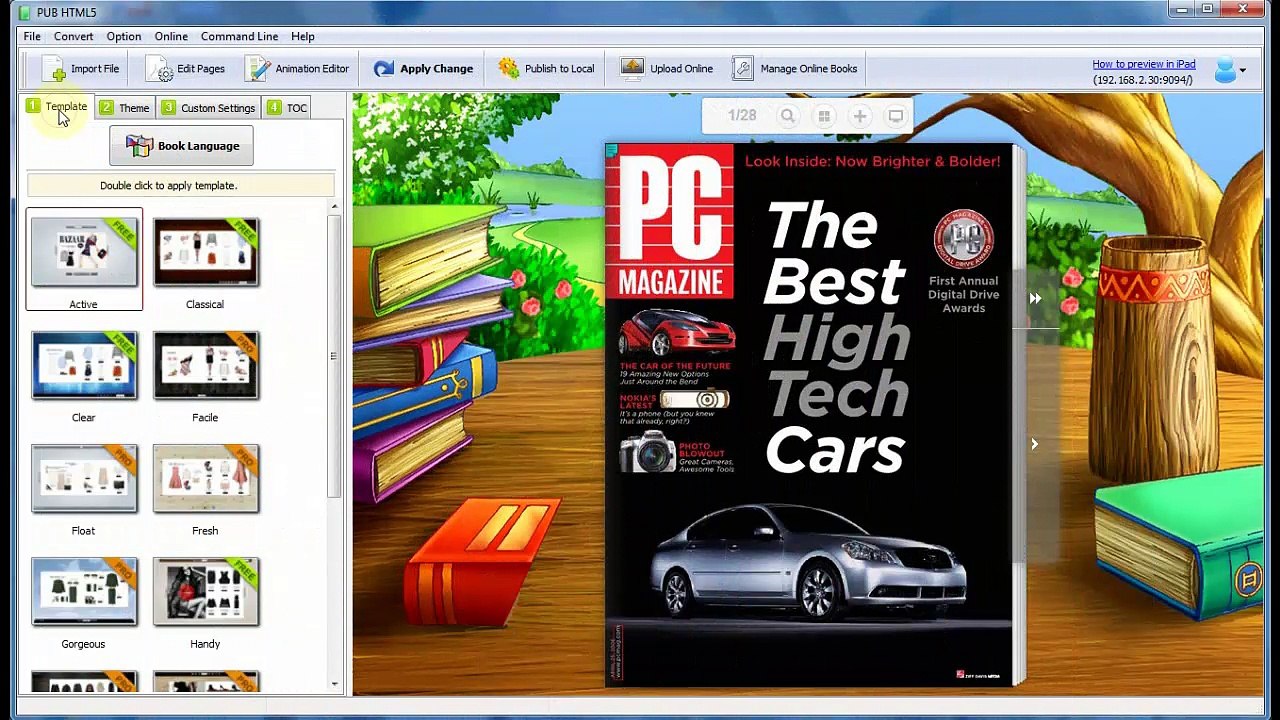 The best solution to create interactive mobile magazine
