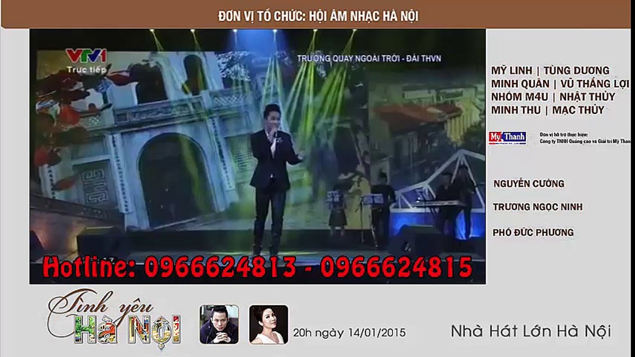 liveshow tình yêu hà nội LH 0949373813 - 0949373815